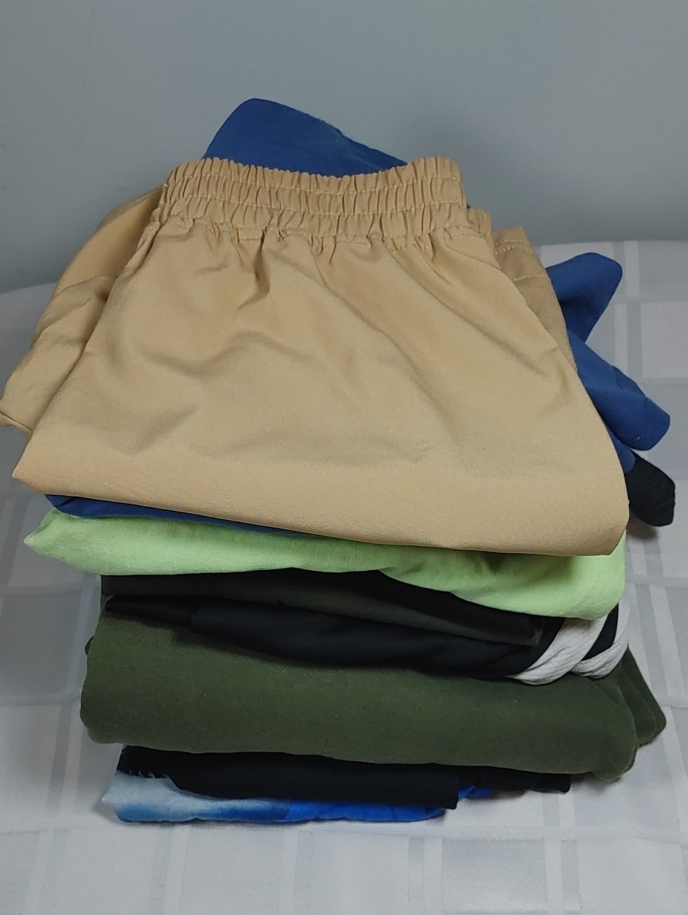 Lot of Boys' Clothes, Size 10-12, 10 Items, Puma, Etc, Green, Black, Tan